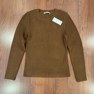Abercrombie Brown Ribbed sweater Size Large